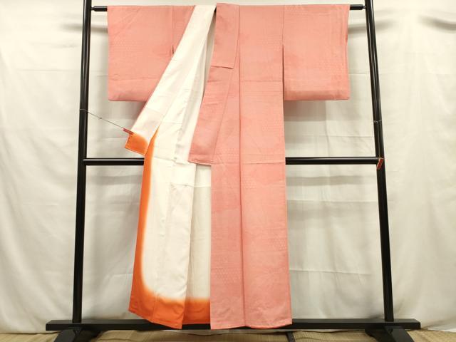 平和屋着物■江戸小紋 雲取り小紋柄 正絹 逸品 DABF0535ya