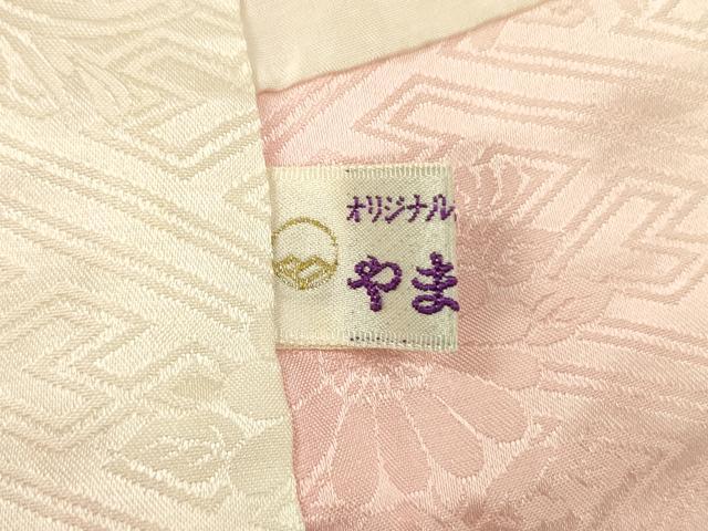 平和屋着物■訪問着　駒刺繍　絞り　草花文　銀彩　やまと誂製　正絹　逸品　DABF0549ya