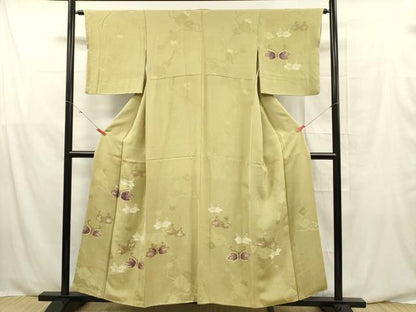 平和屋着物■訪問着　舞蝶文　金彩　正絹　逸品　DABF0553ya