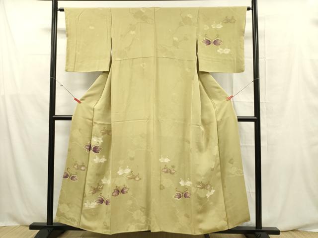 平和屋着物■訪問着　舞蝶文　金彩　正絹　逸品　DABF0553ya