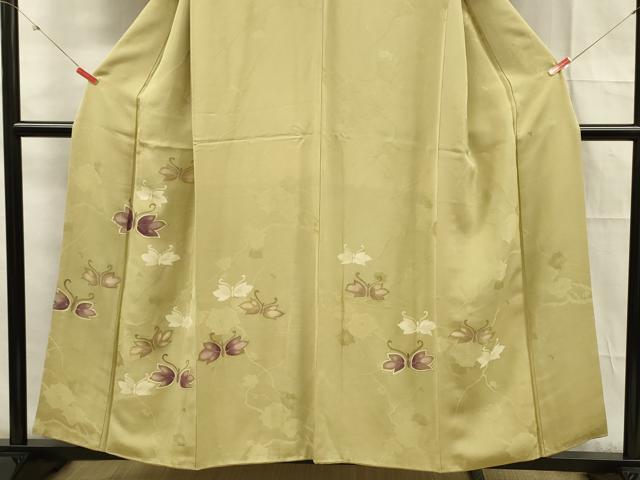 平和屋着物■訪問着　舞蝶文　金彩　正絹　逸品　DABF0553ya