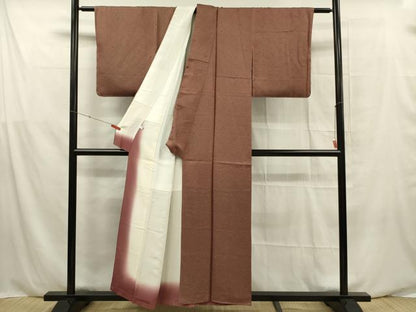 平和屋着物■江戸小紋　葉尽くし　正絹　逸品　DABF0564ya