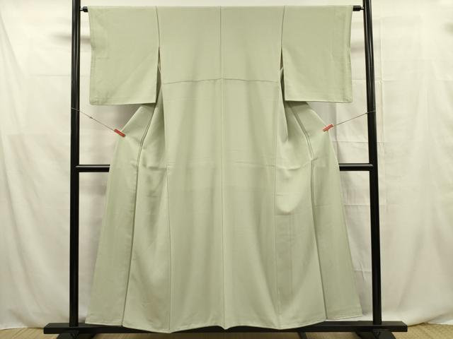 平和屋着物■上質な色無地　夏虫色　正絹　逸品　DABF0567ya