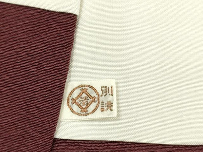 平和屋着物■訪問着　作家物　総刺繍　駒刺繍　檜扇花文　金糸　松坂屋扱い　正絹　逸品　未使用　DABF0580ya