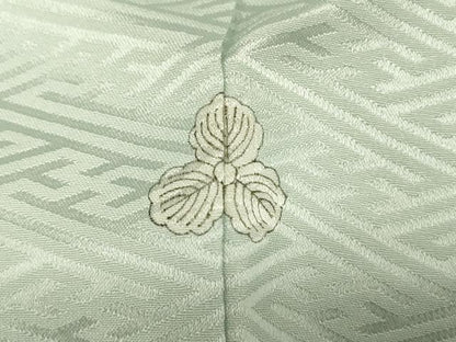 平和屋着物■豪華色留袖　駒刺繍　檜扇花文　金彩　正絹　逸品　DABF0586ya