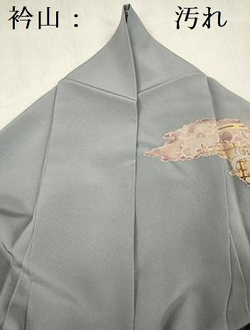 平和屋着物■訪問着　更紗花唐草文　暈し染め　金彩　正絹　逸品　DABF0588ya