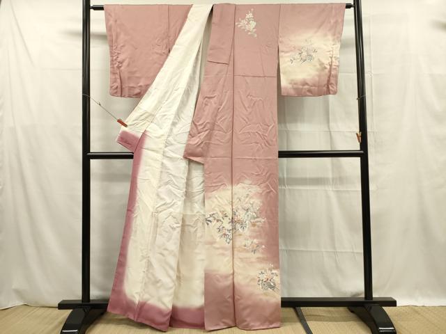 平和屋着物■訪問着 花車文 金彩 正絹 逸品 DABF0595ya