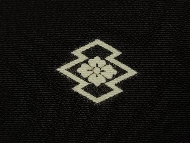 平和屋着物■豪華黒留袖　作家物　駒刺繍　扇面草花文　暈し染め　金彩　正絹　逸品　DABF0620ya