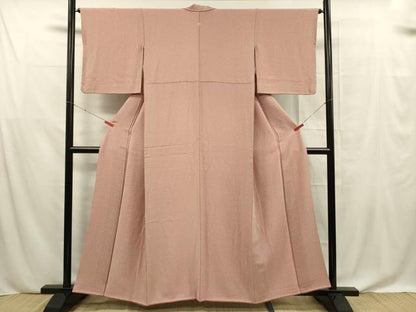 平和屋着物■上質な小紋　霰文　正絹　逸品　DABF0628ya