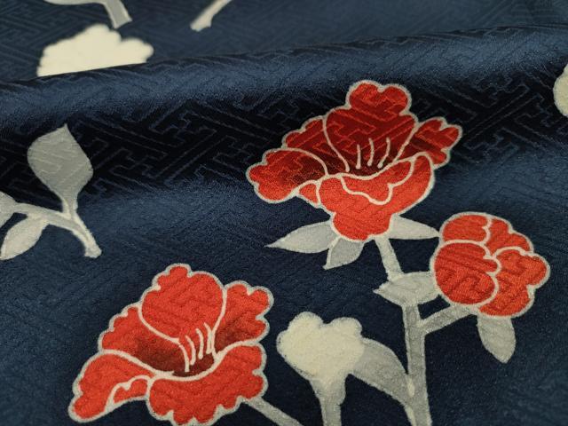 平和屋着物■訪問着　草花文　正絹　逸品　DABF0629ya