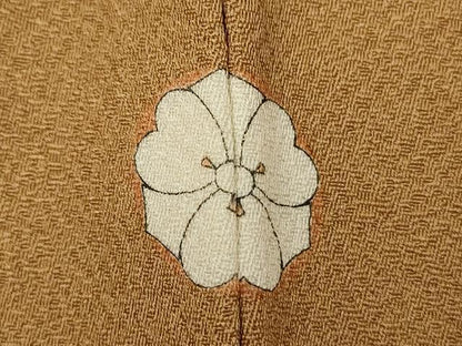 平和屋着物■上質な色無地　作家物　芝翫茶色　正絹　逸品　DABF0632ya