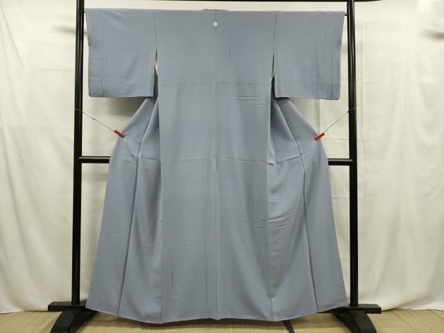 平和屋着物■上質な色無地 藤鼠色 正絹 逸品 DABF0633ya