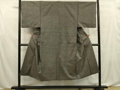 平和屋着物■男性　本場大島紬　亀甲柄　正絹　逸品　DABF0636ya