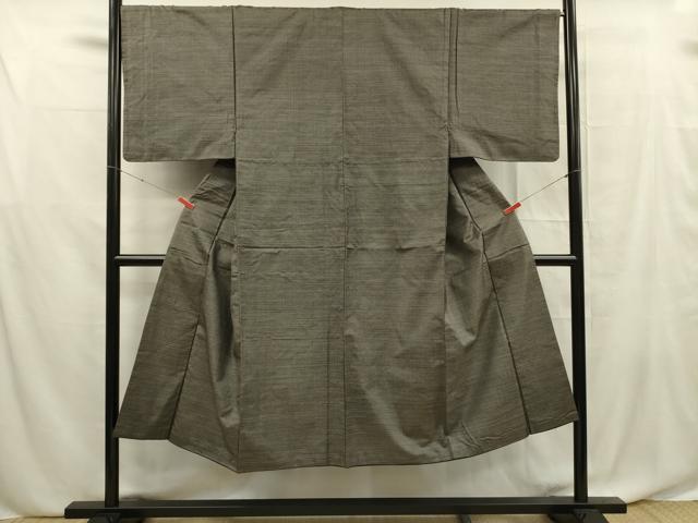 平和屋着物■男性　本場大島紬　亀甲柄　正絹　逸品　DABF0636ya
