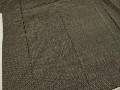 平和屋着物■男性　本場大島紬　亀甲柄　正絹　逸品　DABF0636ya