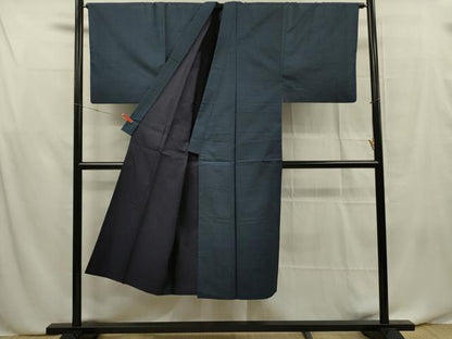 平和屋着物■男性　本場大島紬　100亀甲　総詰め　正絹　逸品　DABF0640ya