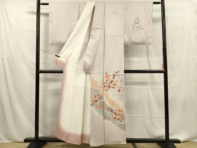 平和屋着物■訪問着 束ね熨斗吉祥文 金銀彩 正絹 逸品 DABF0657ya