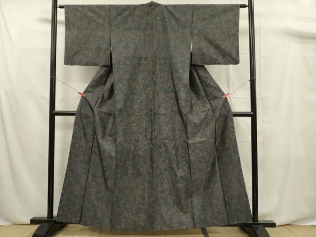 平和屋着物■本場大島紬 箔散らし 正絹 逸品 DABF0660ya