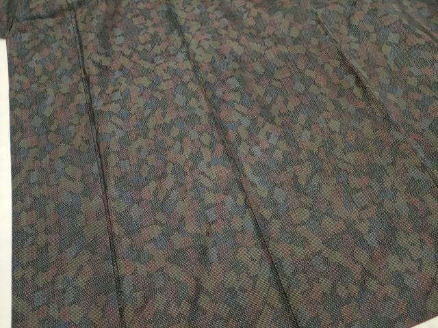 平和屋着物■本場大島紬 箔散らし 正絹 逸品 DABF0660ya