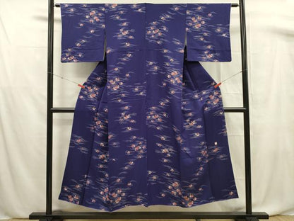 平和屋着物■上質な小紋 作家物 鴛鴦文 正絹 逸品 DABF0681ya