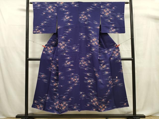 平和屋着物■上質な小紋 作家物 鴛鴦文 正絹 逸品 DABF0681ya