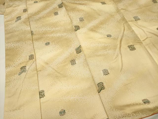 平和屋着物■上質な小紋 貝桶文 正絹 逸品 DABF0684ya