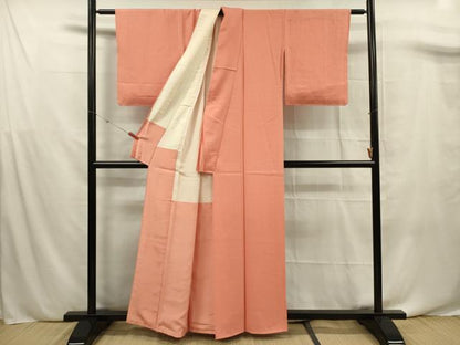平和屋着物■上質な色無地　蘇比色　正絹　逸品　DABF0689ya
