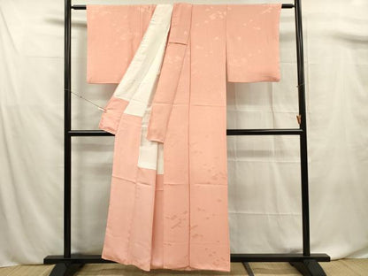 平和屋着物■江戸小紋　亀甲花文　正絹　逸品　DABF0714ya