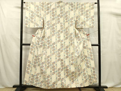 平和屋着物■上質な紬　花間道　正絹　逸品　DABF0715ya
