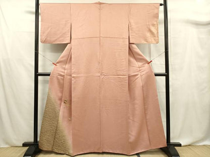 平和屋着物■訪問着 駒刺繍 貝桶文 金彩 正絹 逸品 DABF0722ya
