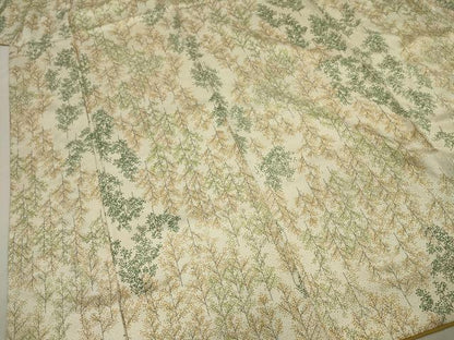 平和屋着物■上質な小紋　樹林文　正絹　逸品　DABF0730ya