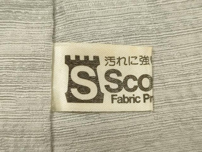 平和屋着物■訪問着 作家物 紬地 手描き 風景文 正絹 逸品 DABF0744ya