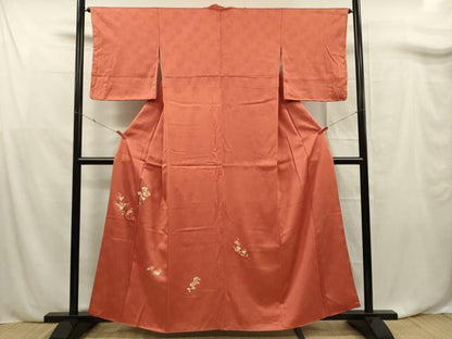 平和屋着物■訪問着 刺繍 枝梅文 金彩 正絹 逸品 DABF0750ya