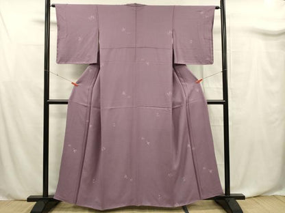平和屋着物■上質な小紋　花丸文　正絹　逸品　DABF0758ya