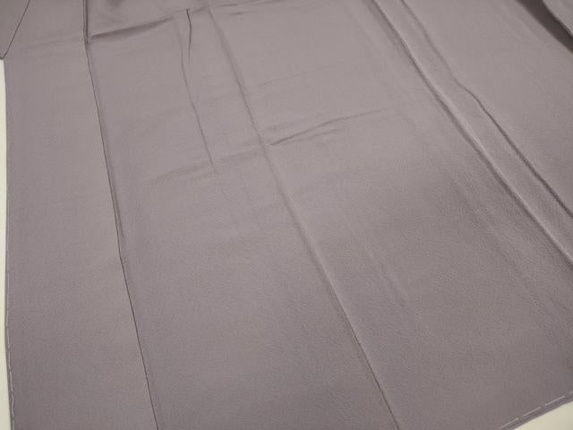 平和屋着物■上質な色無地　藤紫色　正絹　逸品　未使用　DABF0768ya
