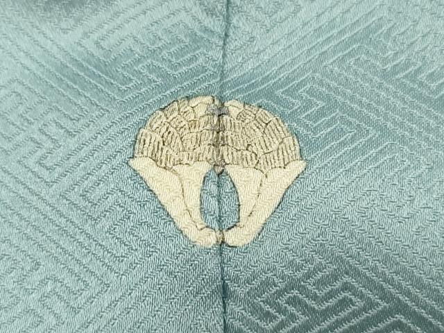 平和屋着物■訪問着　駒刺繍　地紙花文　金糸　正絹　逸品　DABF0769ya