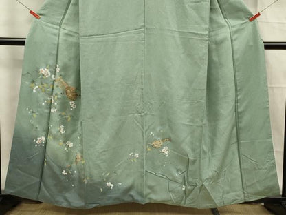 平和屋着物■訪問着　楽器花文　暈し染め　金彩　正絹　逸品　DABF0779ya