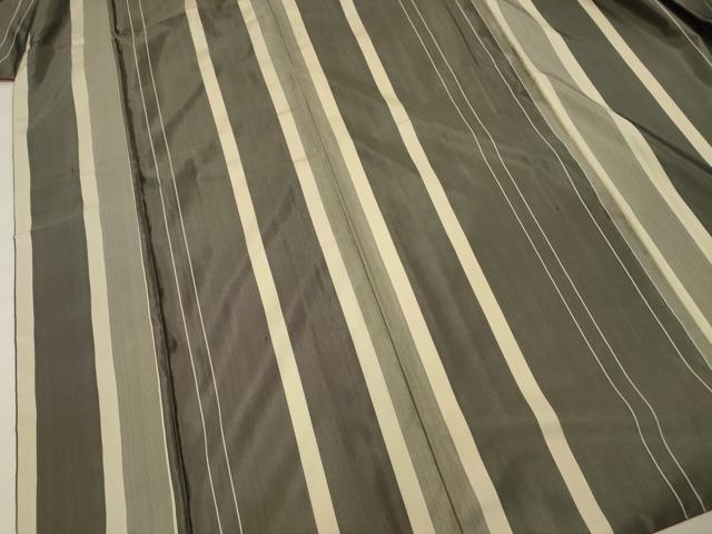 平和屋着物■上質な紬　間道　正絹　逸品　DABF0780ya