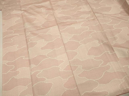 平和屋着物■上質な紬　雲重ね文　正絹　逸品　DABF0785ya