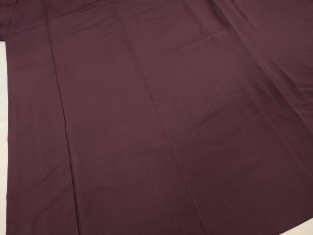 平和屋着物■上質な色無地　似せ紫色　正絹　逸品　DABF0797ya