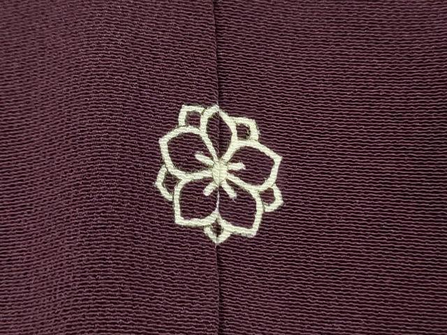 平和屋着物■上質な色無地　似せ紫色　正絹　逸品　DABF0797ya