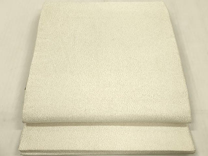 平和屋着物◎綴れ　全通柄袋帯　銀糸　正絹　逸品　DABF0805ya