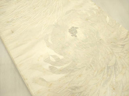 平和屋着物◎六通柄袋帯　乱菊　金糸　正絹　逸品　DABF0818ya