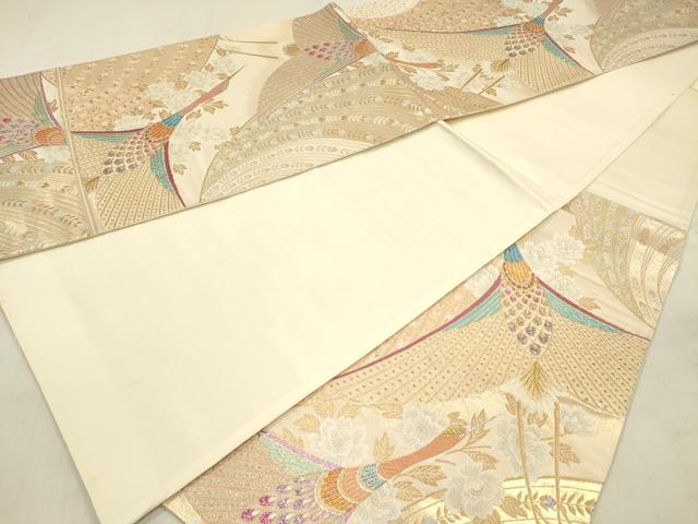 唐織 正絹 逸品 平和屋着物◎六通柄袋帯 金糸 金銀糸 平和屋着物○六通