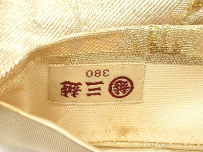 平和屋着物◎六通柄袋帯 樹林文 金糸 三越扱い 正絹 逸品 DABF0868ya