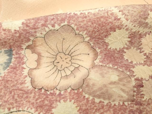 平和屋着物■訪問着　辻が花　絞り　正絹　逸品　DABF0872ya