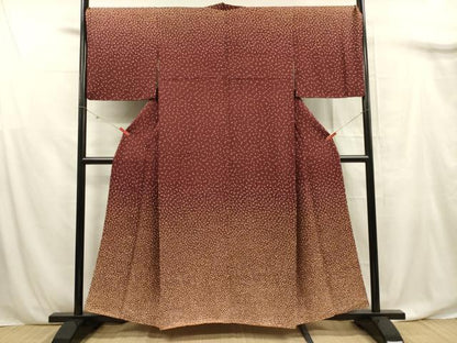 平和屋着物■訪問着 あられ文 正絹 逸品 DABF0881ya
