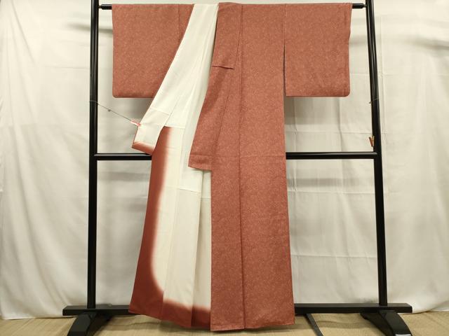 平和屋着物■江戸小紋　番傘　正絹　逸品　DABF0886ya