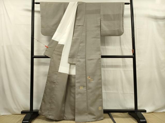 平和屋着物■訪問着 江戸小紋 名物裂 金糸 正絹 逸品 DABF0887ya