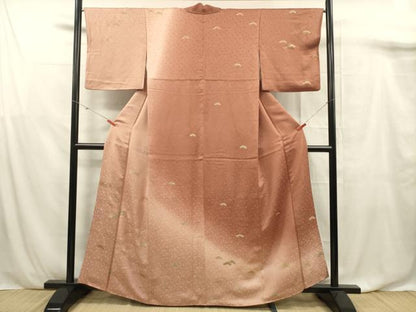 平和屋着物■訪問着　松文　暈し染め　金彩　正絹　逸品　DABF0895ya